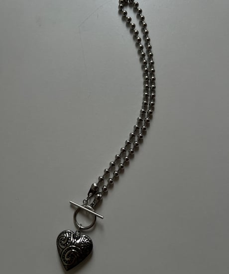 lock heart stainless necklace