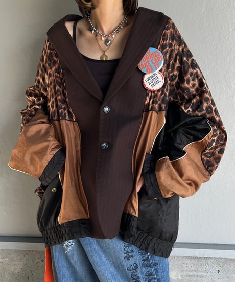 remake colorful tailored jacket