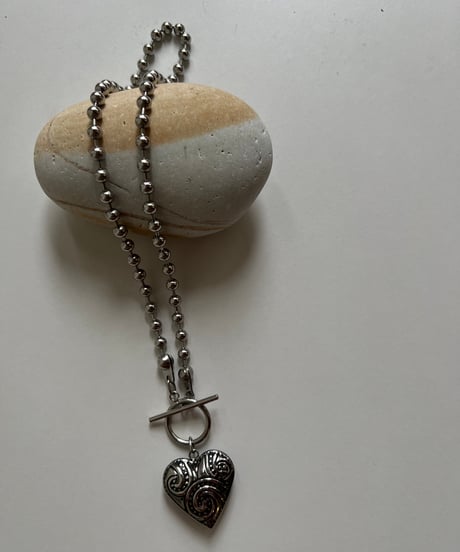 lock heart stainless necklace