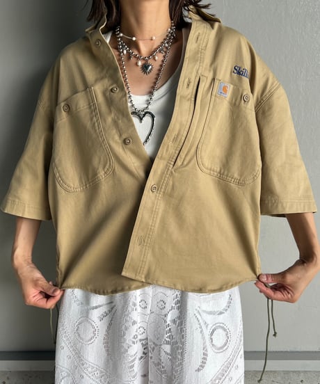 remake frill  half shirt