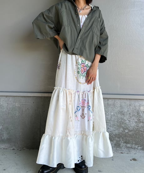 remake frill  half shirt