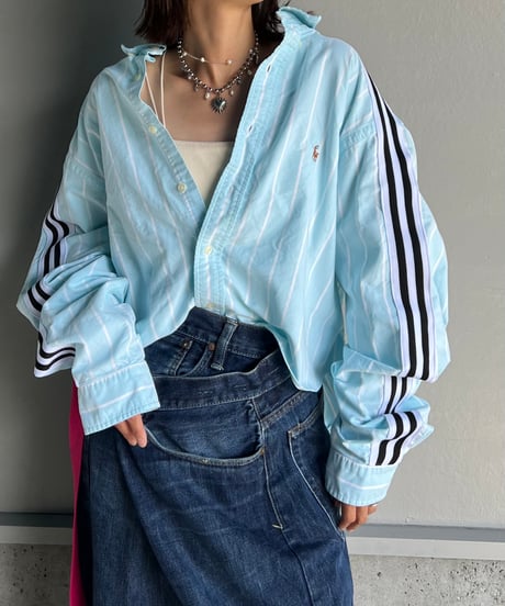 remake frill  line shirt