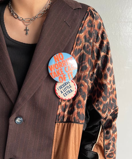 remake colorful tailored jacket