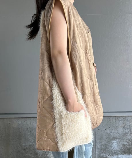 remake quilting fur vest.