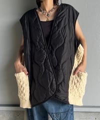 remake quilting knit vest