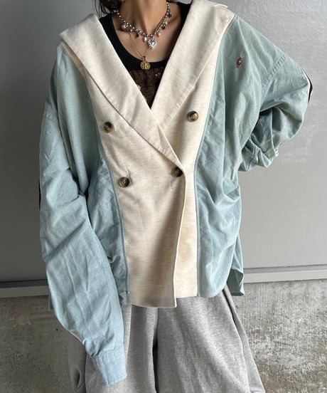 remake shirt tailored  jacket