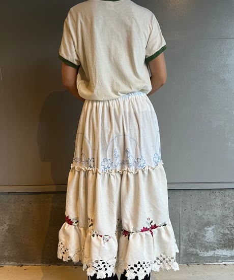remake embroidery skirt B