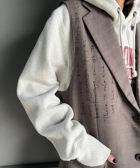 remake two face message vest