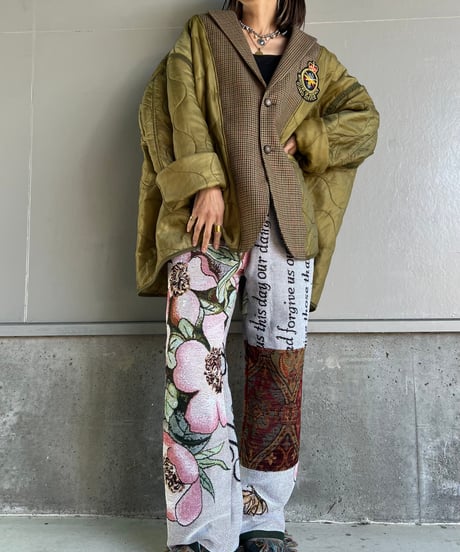 remake rug fringe pants