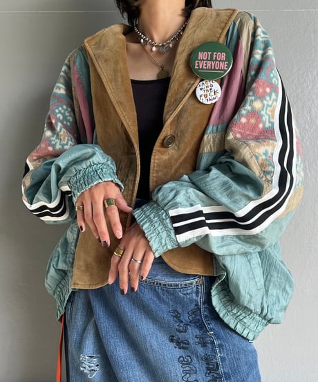 remake colorful tailored jacket
