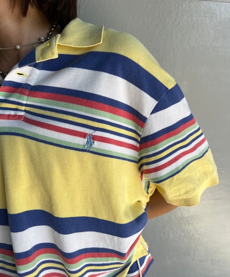 remake frill polo shirt A