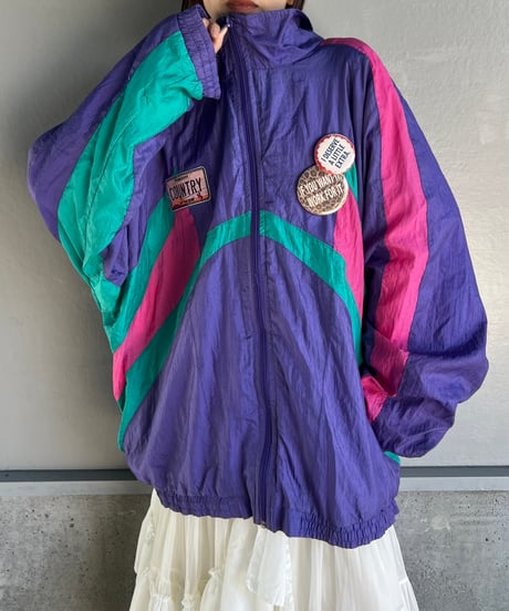 remake colorful nylon jacket
