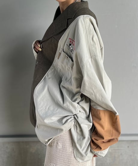 remake shirt tailored  jacket
