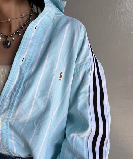 remake frill  line shirt