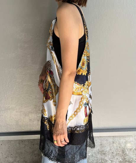 scarf lace camisole A