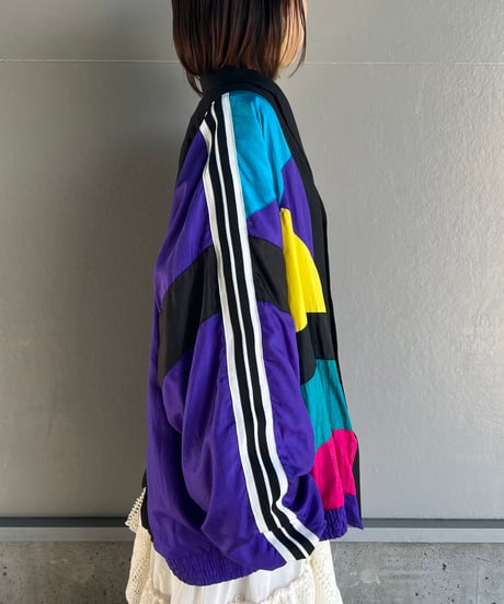 remake colorful nylon tailored jacket D