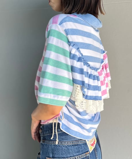 remake frill poloshirt