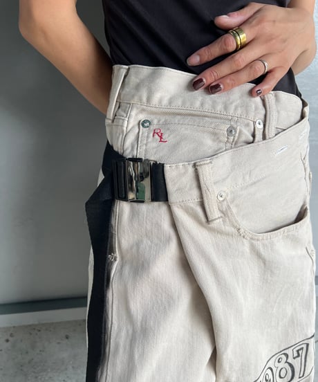 remake differences message denim pants