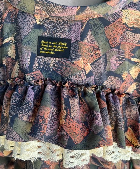 remake frill colorful shirt