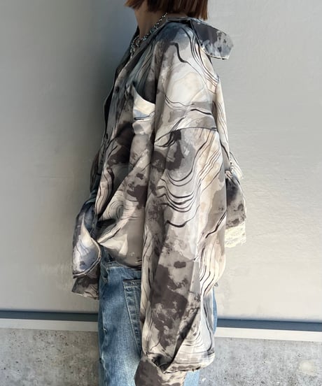 remake frill colorful shirt