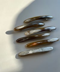 Buffalo horn clip.