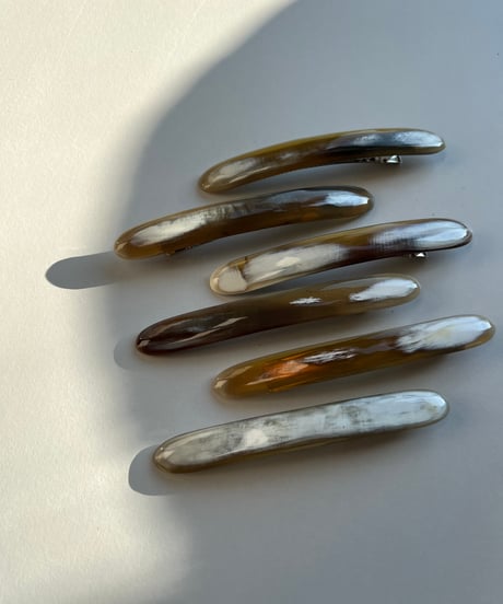 Buffalo horn clip.