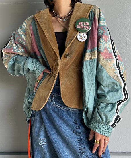 remake colorful tailored jacket