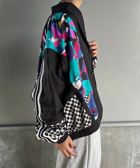 remake colorful tailored jacket