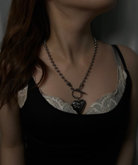 lock heart stainless necklace