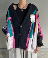 remake colorful tailore jacket