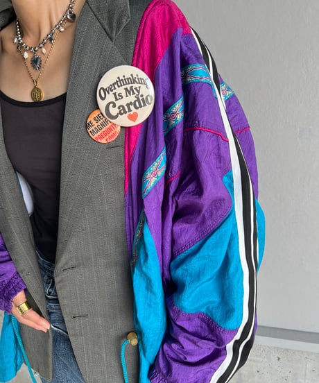 remake colorful tailored jacket