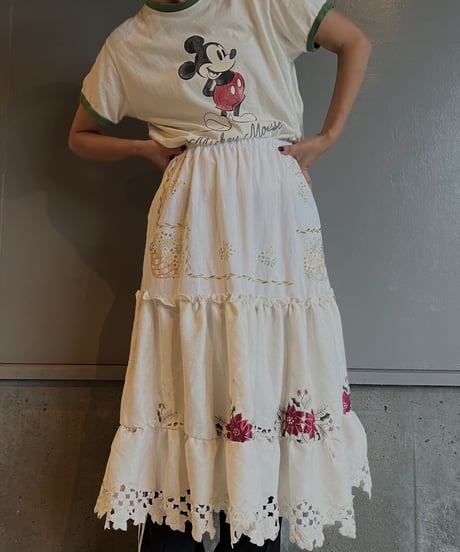 remake embroidery skirt B