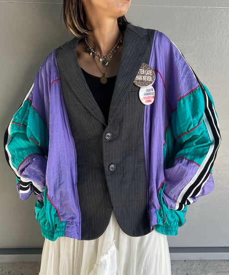 remake  colorful tailored jaket