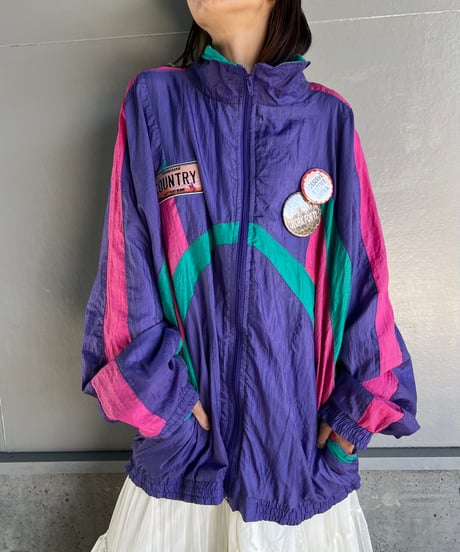 remake colorful nylon jacket