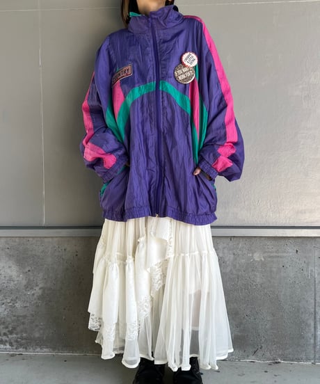 remake colorful nylon jacket