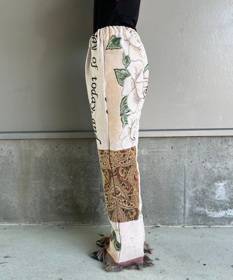 remake rug fringe pants