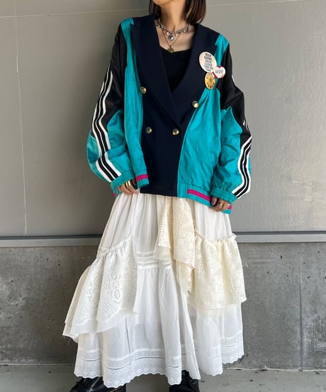 remake  colorful tailored jaket A