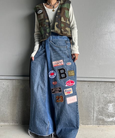 remake militaryfur vest
