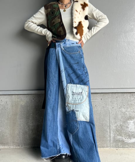 remake militaryfur vest