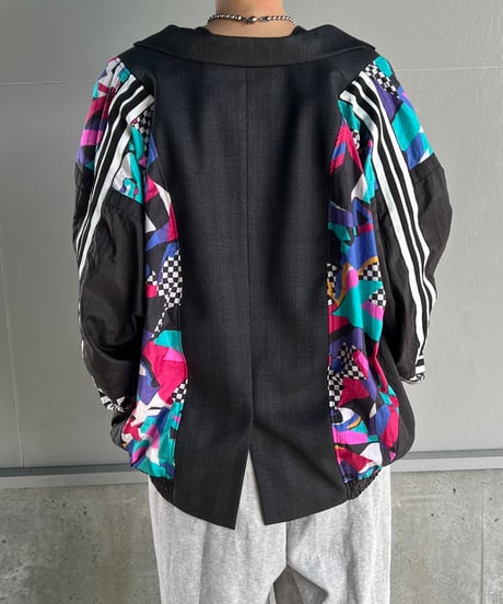 remake colorful tailored jacket