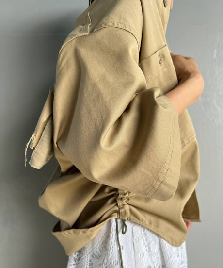 remake frill  half shirt