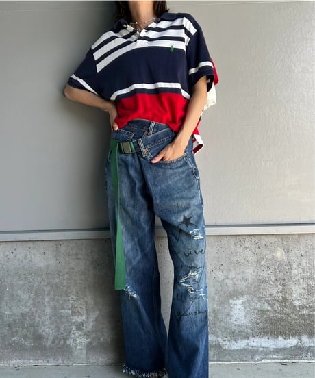 remake frill poloshirt