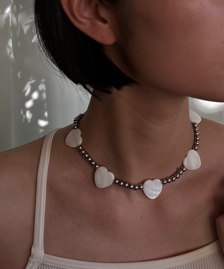 BIG HEART STATIC NECKLACE