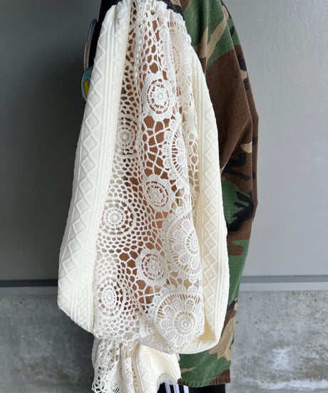 remake balloon sleeve military jacket A