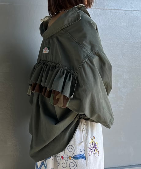 remake frill  half shirt