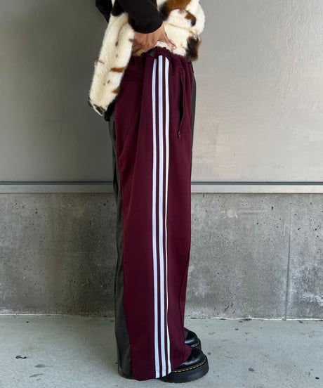 remake adidas plaid mix pants