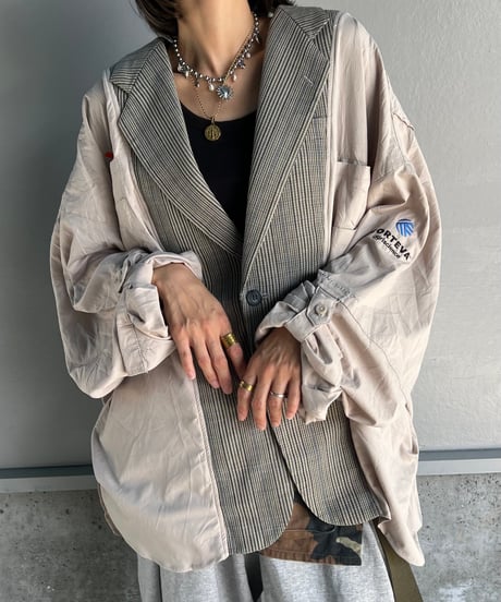 remake unique shirt tailored  jacket