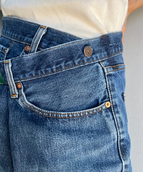 remake differences message denim pants