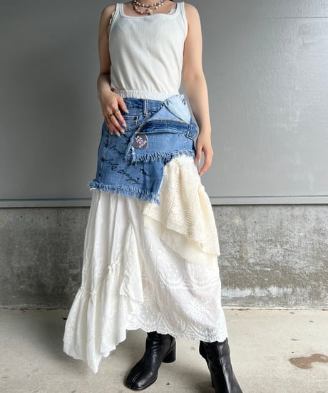 remake asymmetry volume skirt