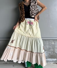 remake embroidery skirt C